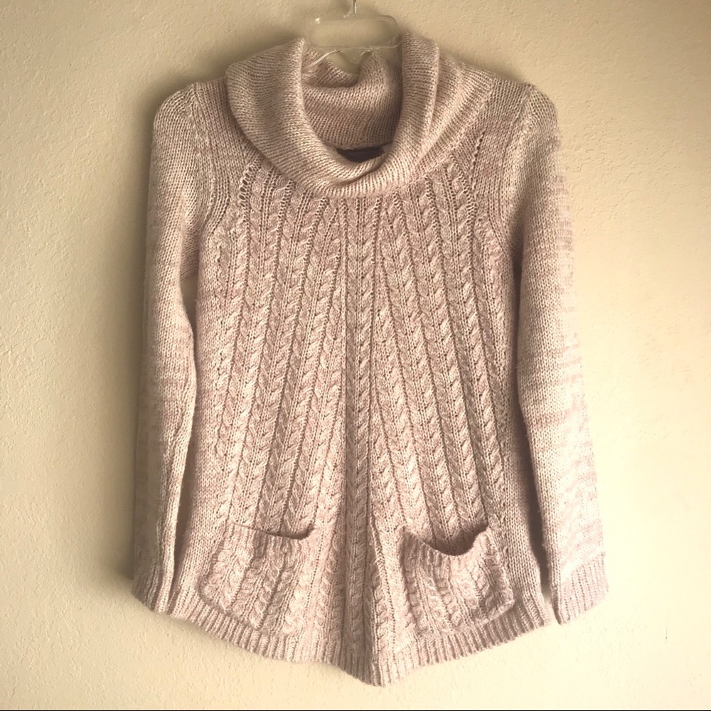 Guinevere Pink Mohair/Wool Knit Sweater, M